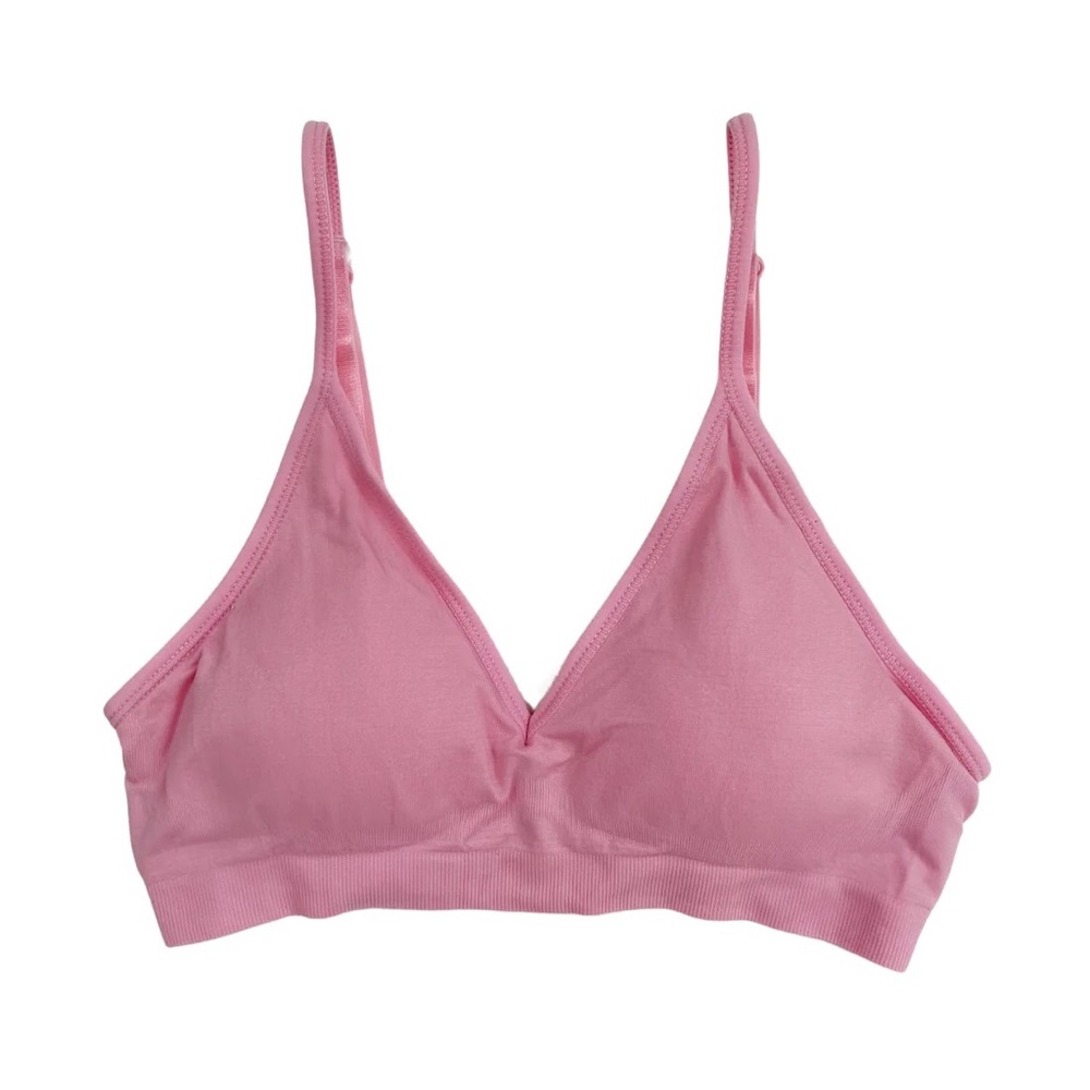 NWT Pink Triangle Padded Seamless Bralette